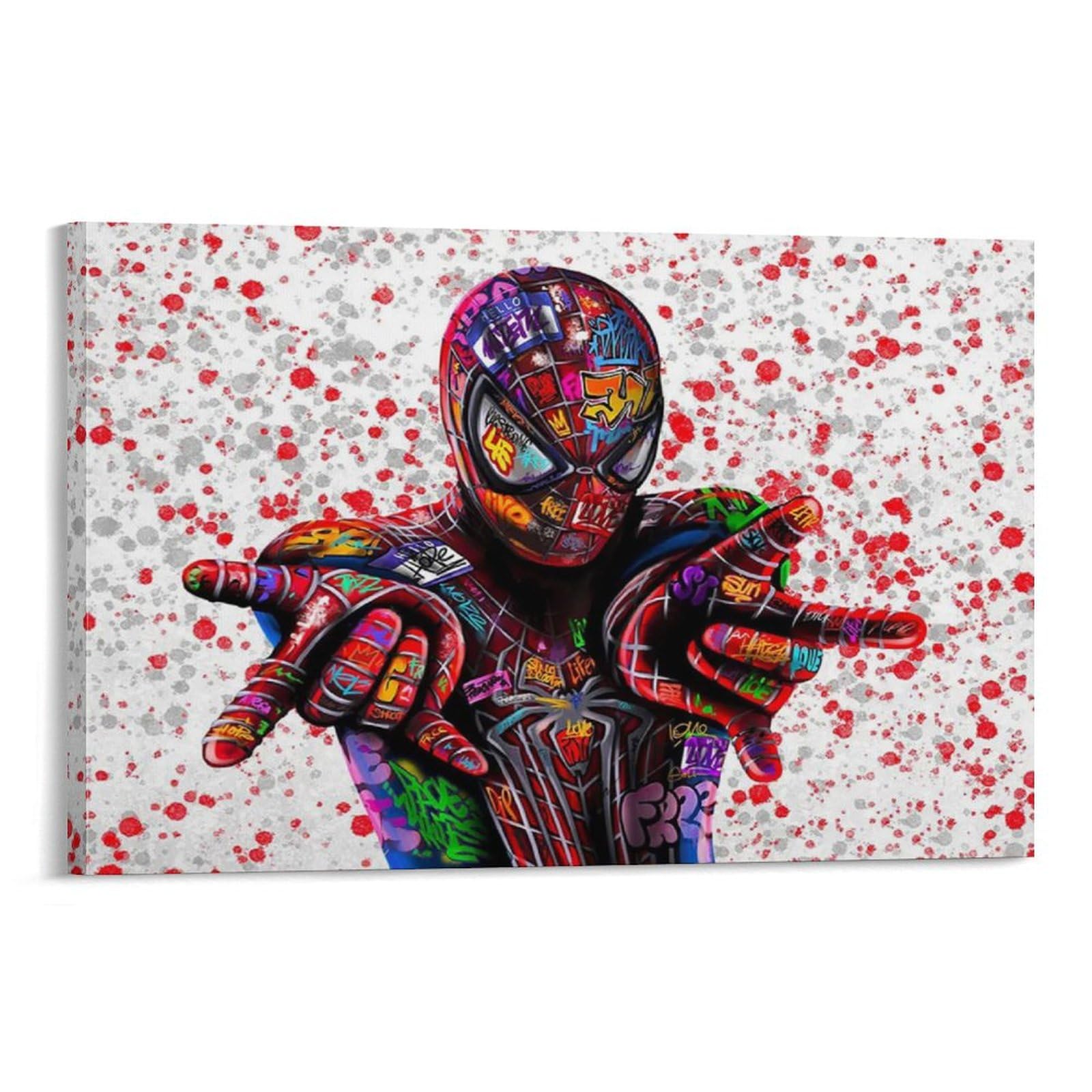 Amazon.co.jp: 映画ポスター マーベル スパイダーマン 落書き 絵画